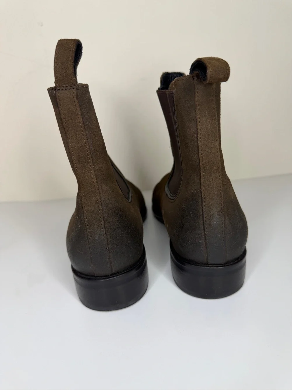Thursday Boot Co Everyday Chelsea Brown Leather Ankle Boots Booties Women Size 9
